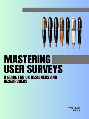 cover image of Mastering User Surveys